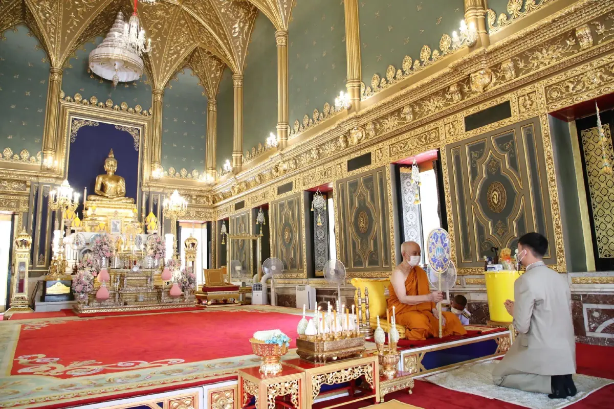 "เจ้าฟ้าทีปังกรรัศมีโชติ"เสด็จทรงสนทนาธรรม'สมเด็จพระสังฆราช'