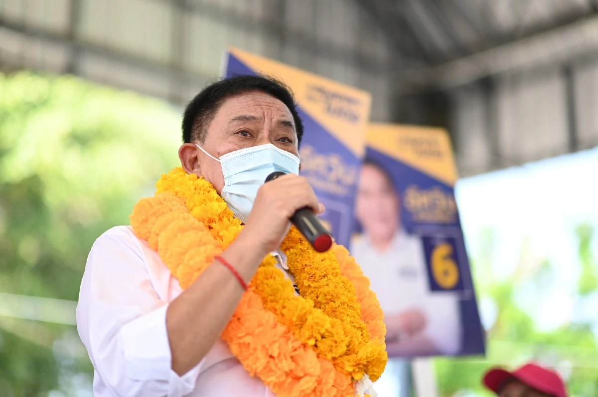 "อัศวิน"ลุยหาเสียงเขตลาดกระบังอ้อนขอกลับมาทำหน้าที่อีกครั้ง