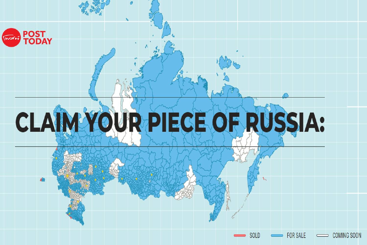 ผุดโครงการ 'Russia for Sale' ขายดินแดนรัสเซียแบบ NFT นำเงินช่วยยูเครน ผุดโครงการ 'Russia for Sale' ขายดินแดนรัสเซียแบบ NFT นำเงินช่วยยูเครน