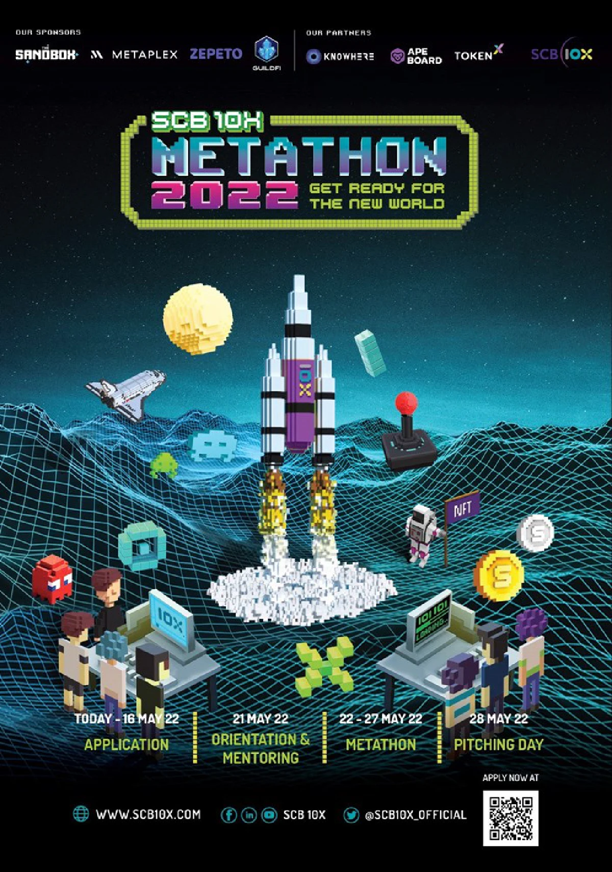 “SCB 10X” เปิดเวที เฟ้นหาสุดยอดทีมนักพัฒนาด้าน Metaverse