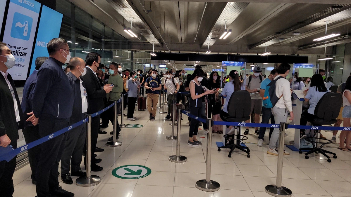 เปิดประเทศวันแรกคึกคักต่างชาติทะลักสุวรรณภูมิ16,868คน 