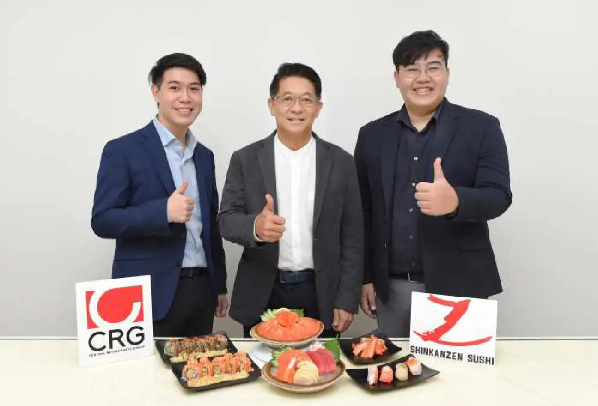 ซีอาร์จี ร่วมทุน ชินคันเซ็น ซูชิ พัฒนาสินค้า Grab & Go พร้อมขยายสาขาเข้าศูนย์ฯ เป้า3ปียอดขาย 2,000 ล้านบาท 