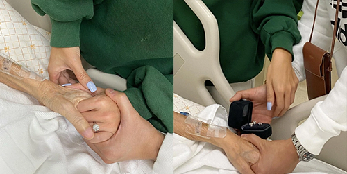 “ท็อป ณัฐเศรษฐ์” ทำเซอร์ไพรส์ ขอ “โอปอล์” แต่งงาน ข้างเตียงผู้ป่วยของคุณแม่ 