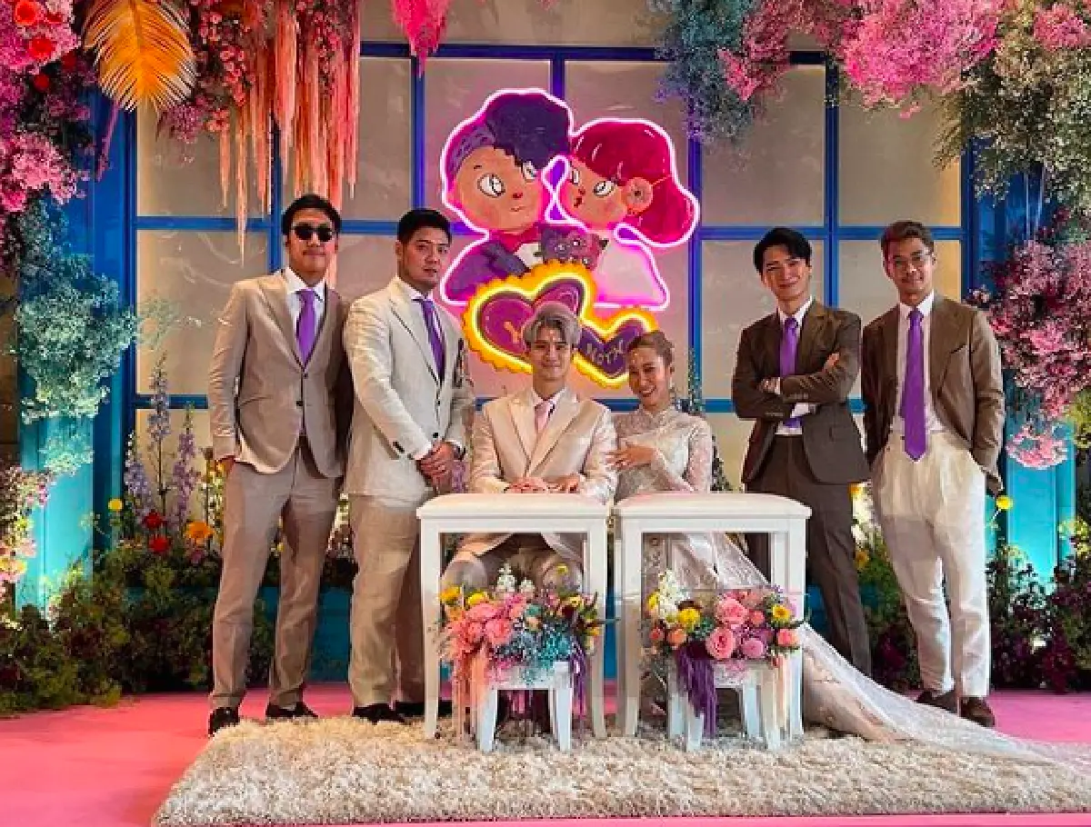 “นต Getsunova” ควง “เนะ” เข้าพิธีแต่งงานแล้ว หลังรอมานานกว่า 2 ปี