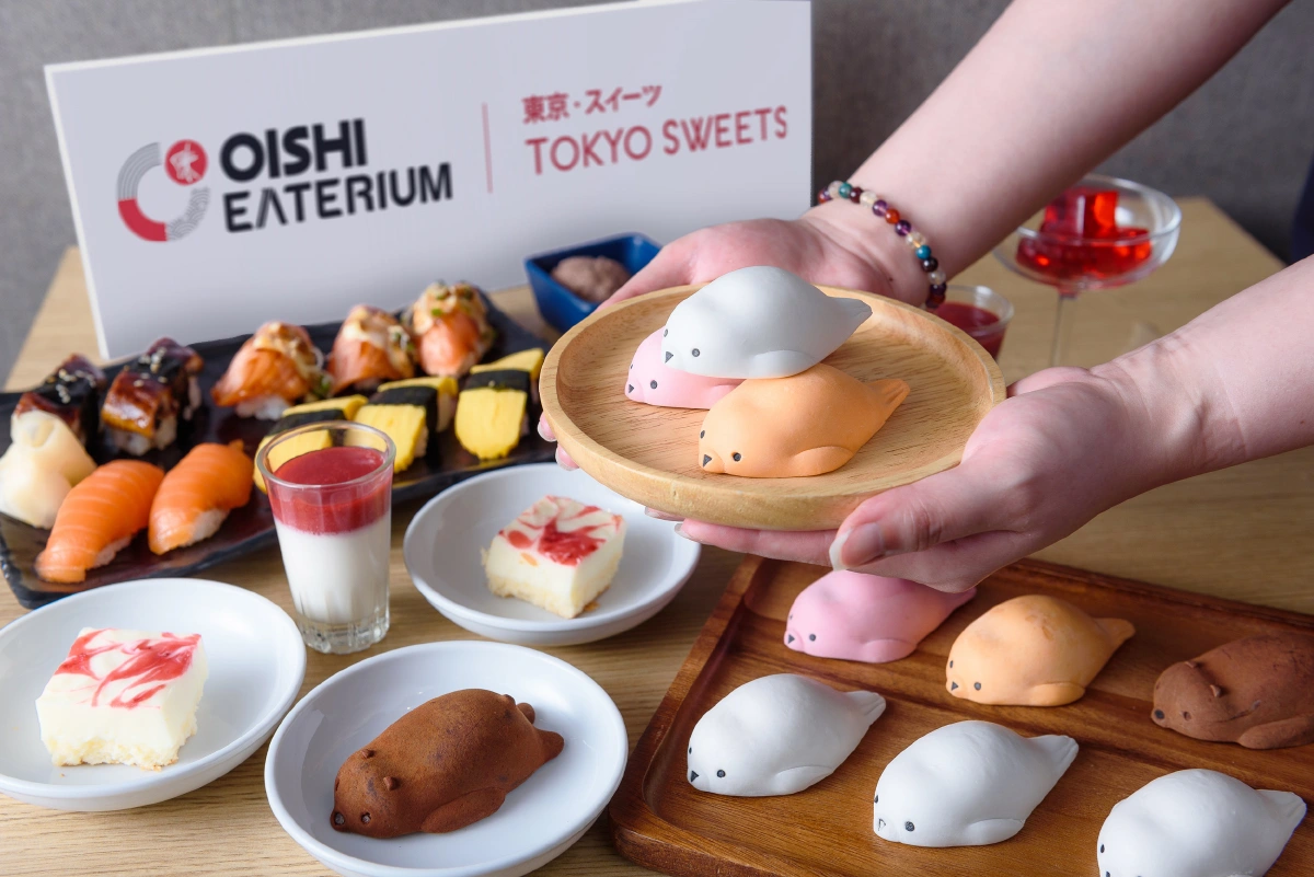 โออิชิ อีทเทอเรียม X โตเกียว สวีท : อุ๋งๆ โมจิแมวน้ำ และโมจิมินิ เสิร์ฟแบบไม่อั้น @โออิชิ อีทเทอเรียม