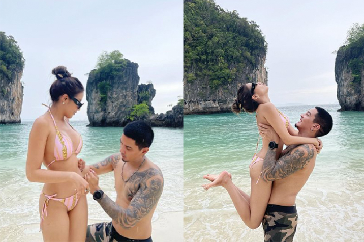 จะผูกหรือจะถอด! “ใบเตย-ดีเจแมน" กับซีนหวานริมทะเล จะผูกหรือจะถอด! “ใบเตย-ดีเจแมน" กับซีนหวานริมทะเล