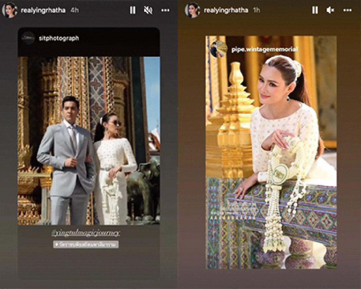 “หญิง-ตุลย์” ควงคู่ทำบุญ ณ วัดราชบพิตร ก่อนเตรียมฉลองวิวาห์ 19 พ.ค. นี้