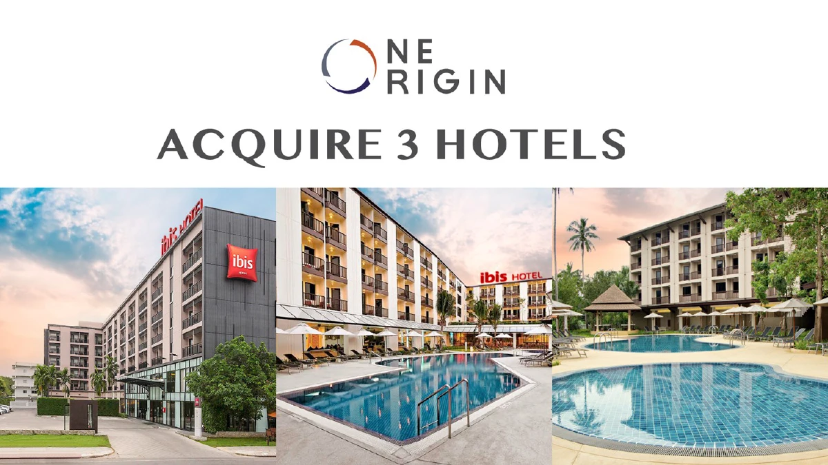 “วัน ออริจิ้น” กางโรดแมปธุรกิจโรงแรมหลังคว้า 3 ibis