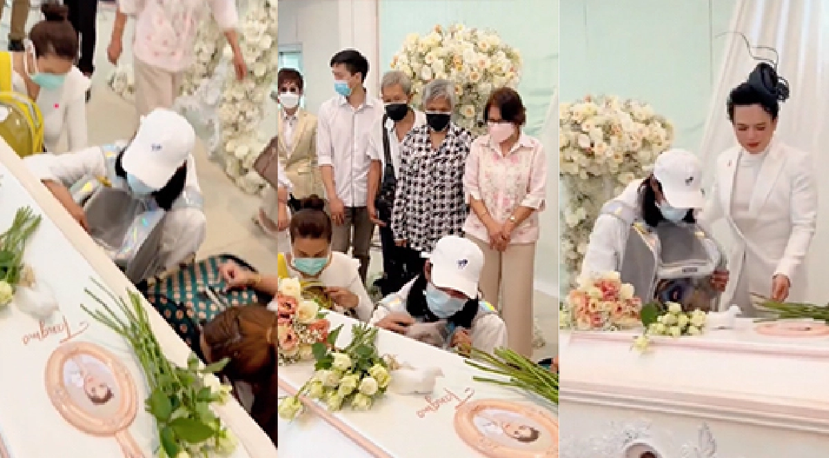 “เบิร์ด” พาแก๊งแมวลูกรัก “แตงโม” มาส่งแม่ครั้งสุดท้ายแบบพร้อมหน้า