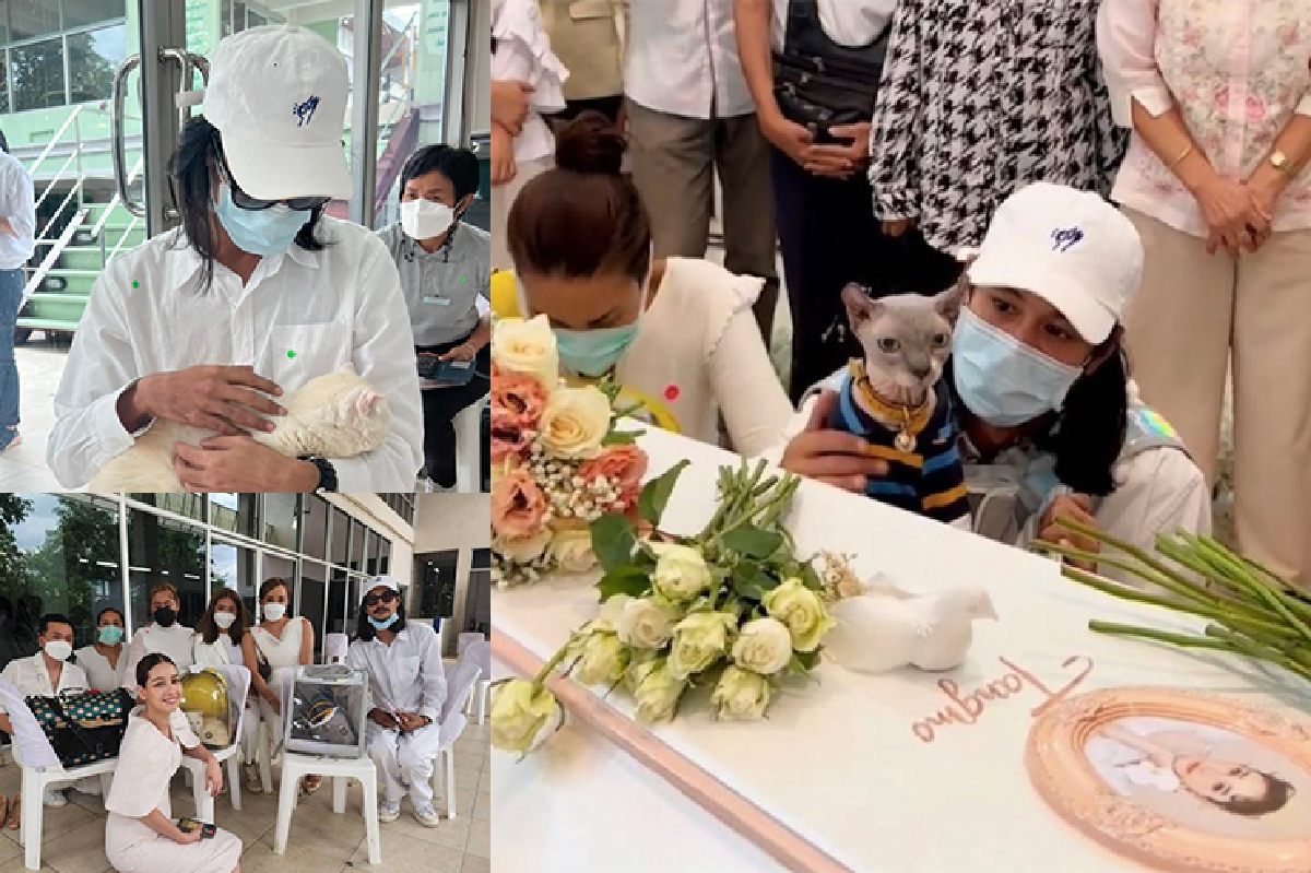 “เบิร์ด” พาแก๊งแมวลูกรัก “แตงโม” มาส่งแม่ครั้งสุดท้ายแบบพร้อมหน้า “เบิร์ด” พาแก๊งแมวลูกรัก “แตงโม” มาส่งแม่ครั้งสุดท้ายแบบพร้อมหน้า