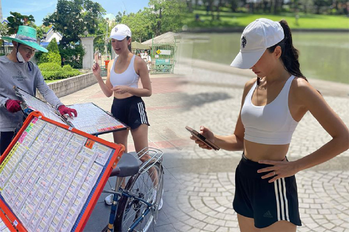 “ศรีริต้า" ซื้อลอตเตอรี่แบบชิวๆ แต่ทำเอาละสายตาไม่ได้เลย “ศรีริต้า" ซื้อลอตเตอรี่แบบชิวๆ แต่ทำเอาละสายตาไม่ได้เลย