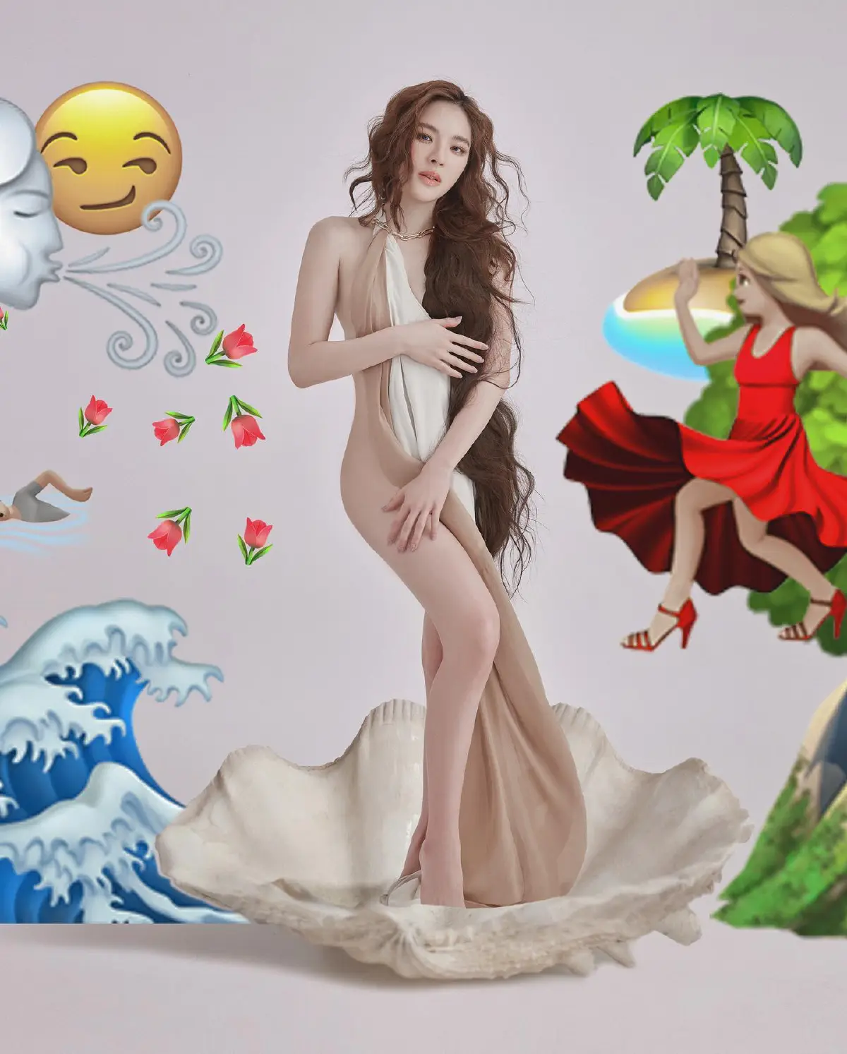 "ปันปัน สุทัตตา" สลัดลุคเป็นเทพวีนัส โชว์ผิวขาวเจิดจ้ากับหุ่นสุดเป๊ะ