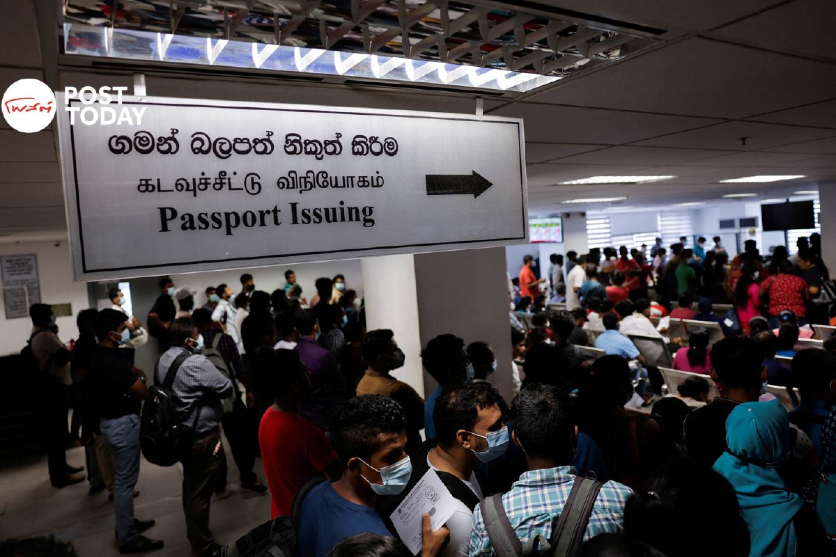 ศรีลังกาอาการหนัก ประชาชนแห่ทำพาสปอร์ตหนีวิกฤตเศรษฐกิจ