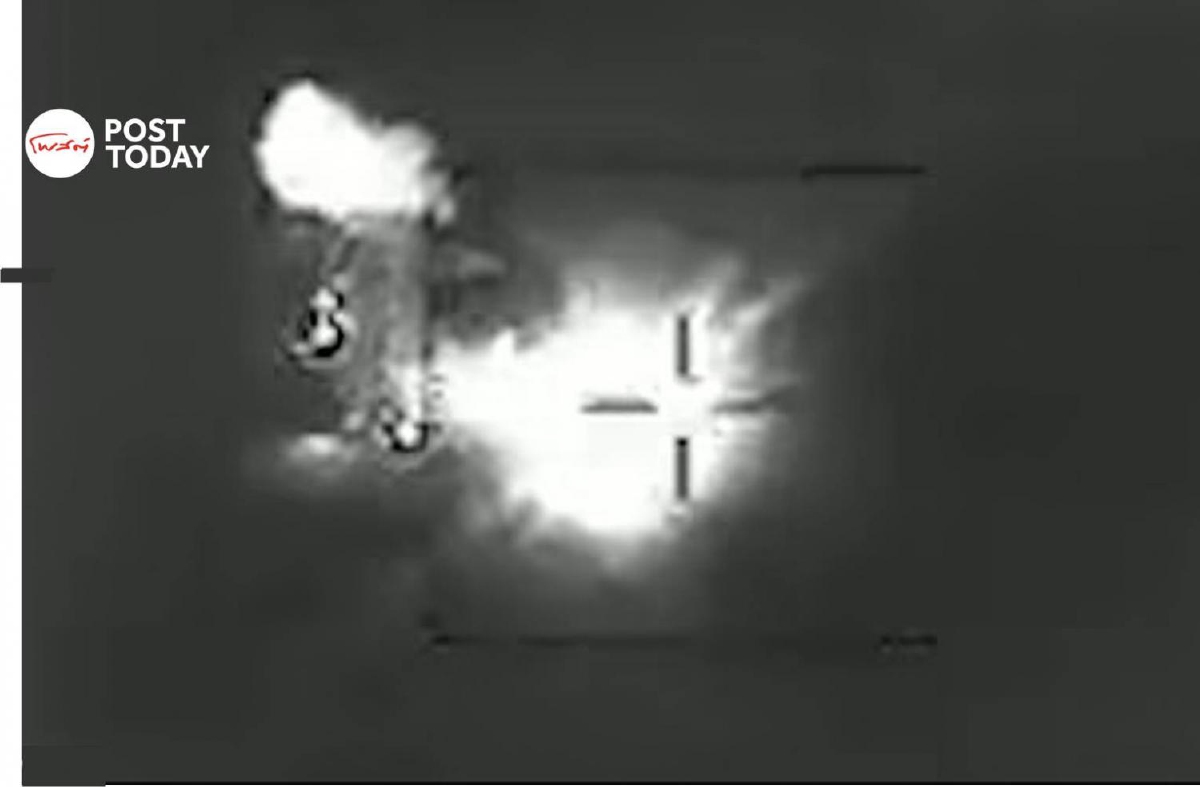 โชว์คลิปยูเครนยิงขีปนาวุธของตะวันตกถล่มเรือรัสเซีย