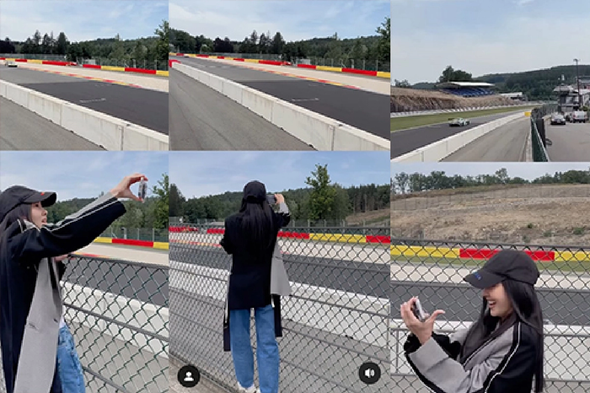 "นุ่น วรนุช" ตามไปเชียร์ "ต๊อด ปิติ"  แข่งรถที่เบลเยียมติดขอบสนาม