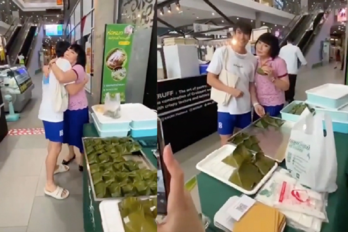 "ณเดชน์" ในวันสบายๆ แต่งตัวสุดชิล ไปอุดหนุนห่อหมก "ม้า อรนภา"