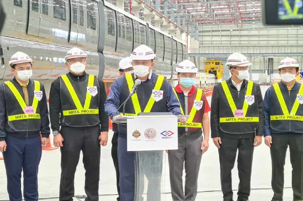 "ศักดิ์สยาม"ติดตามคืบหน้ารถไฟฟ้าสายสีเหลือง - สายสีชมพู "ศักดิ์สยาม"ติดตามคืบหน้ารถไฟฟ้าสายสีเหลือง - สายสีชมพู