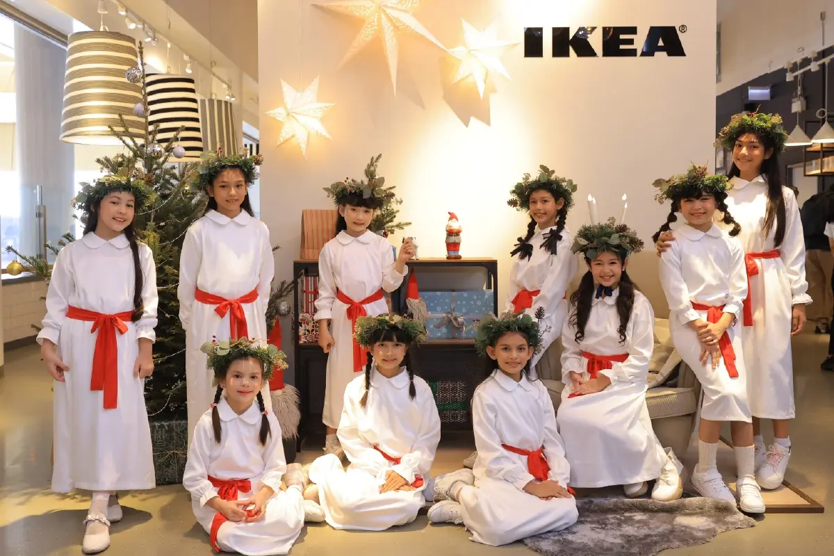 ฉลองเทศกาลคริสต์มาสแบบสวีดิชที่ 'อิเกีย'