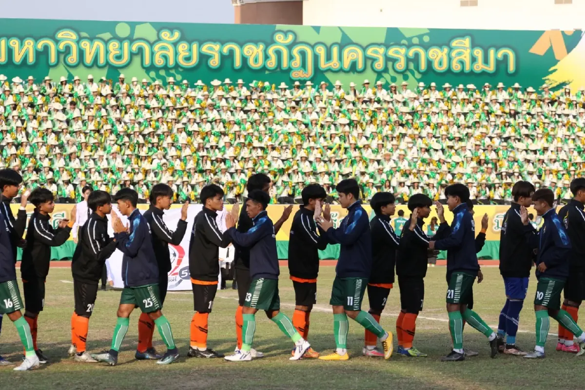 "สุวัจน์" ชื่นชมฟุตบอลประเพณี”ราชภัฏ-ราชมงคล”