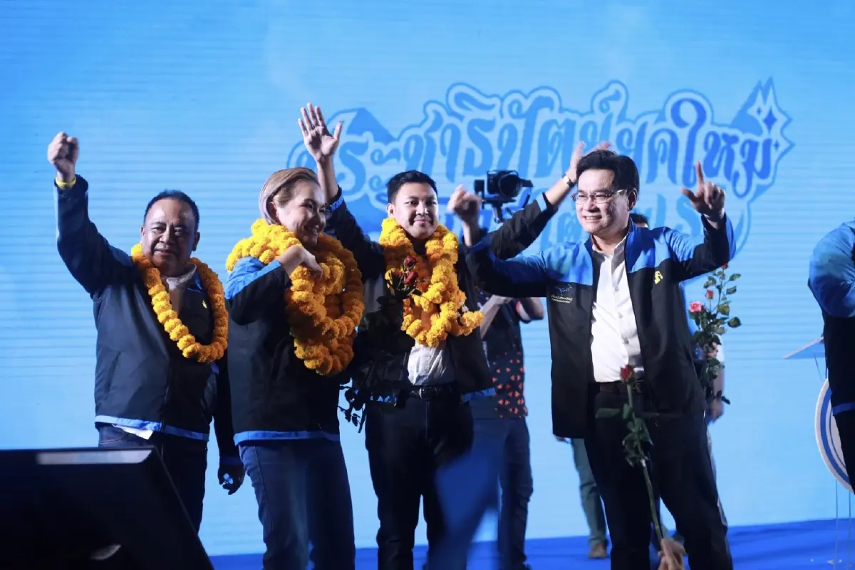 เลือกตั้ง 66: "จุรินทร์" เปิดตัว 3 ผู้สมัครส.ส. มั่นใจปักธงยกพัทลุง