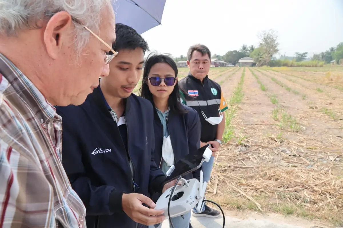 จิสด้าดึงข้อมูลดาวเทียมเช็คแล้งผ่านแอพฯ ส่องพื้นที่เกษตรเสียหายรายแปลง
