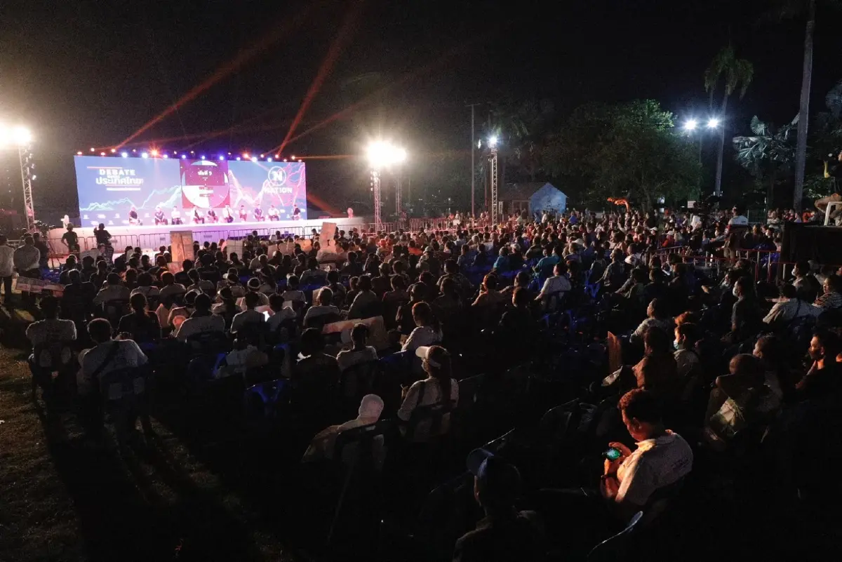 เลือกตั้ง66:เวทีดีเบตเนชั่น8พรรคอ้อนประชาชนไปเลือกตั้งกำหนดอนาคตประเทศ