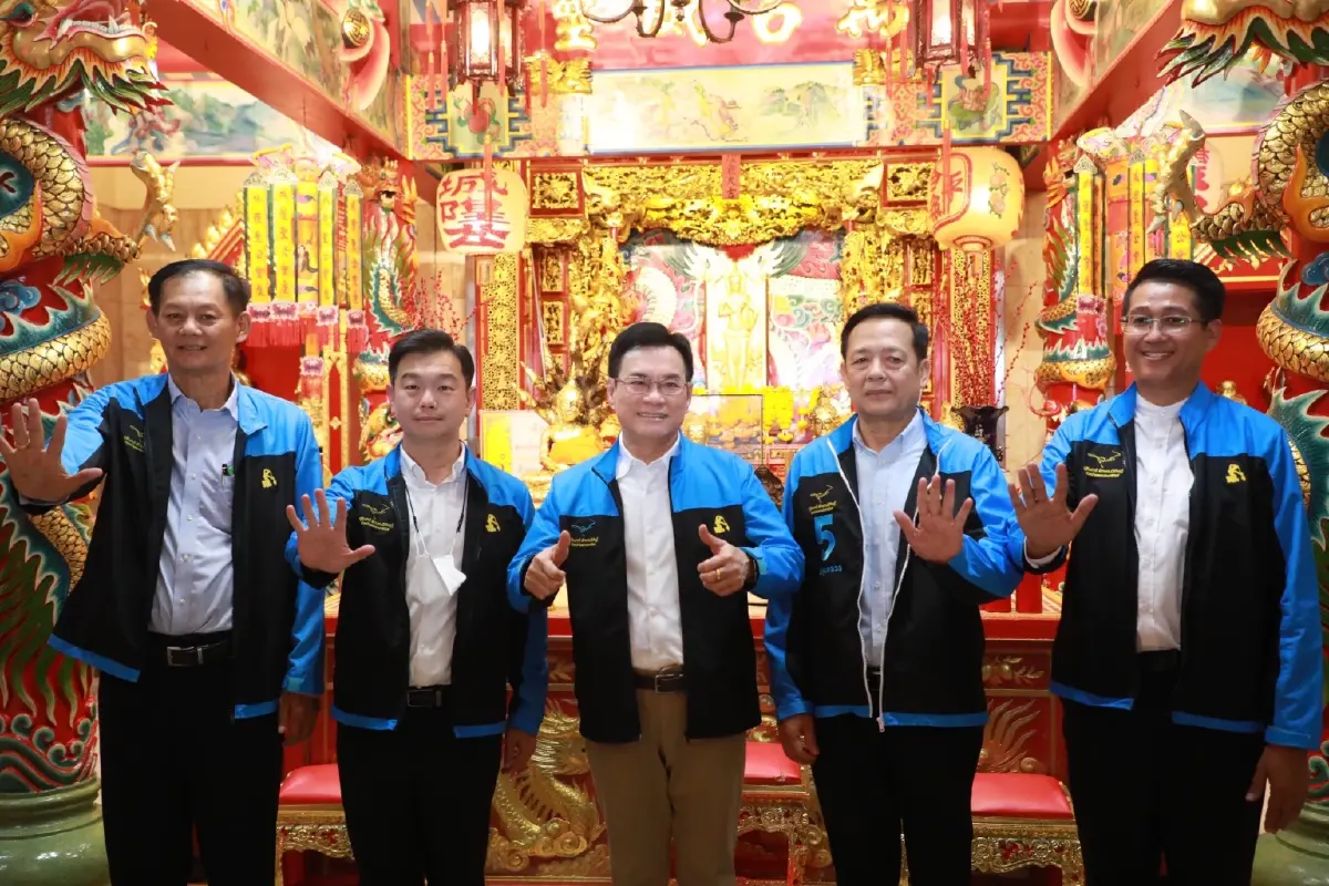 เลือกตั้ง66: 'จุรินทร์'นำหาเสียงตลาดมหาชัยแก้ต่างด้าวแย่งงานคนไทย