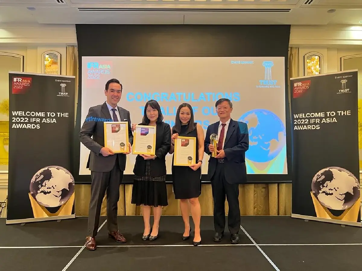บีทีเอส กรุ๊ปฯ คว้ารางวัล ESG Bond of the Year ในงาน IFR ASIA Awards 2022