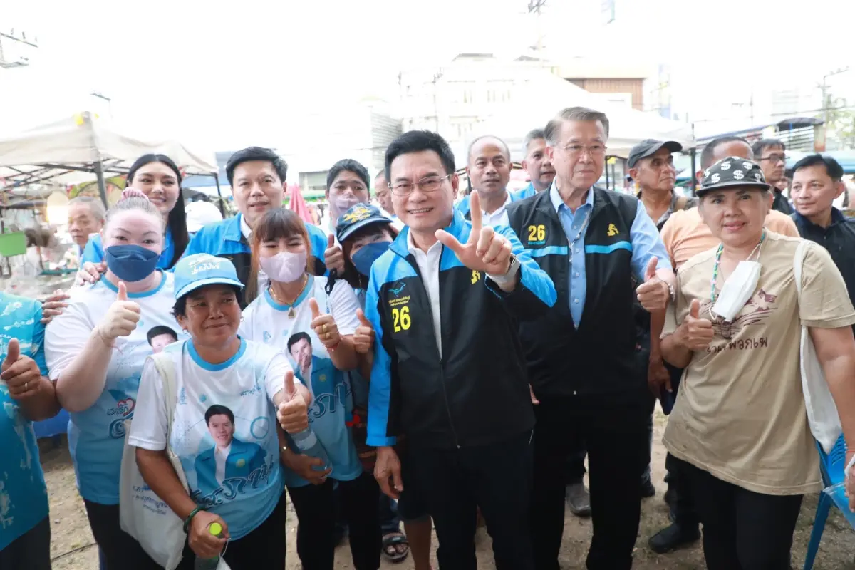 เลือกตั้ง66: จุรินทร์ ปลุกสุราษฎร์ กาประชาธิปัตย์ทั้ง 2 ใบ เพื่ออนาคตประเทศ