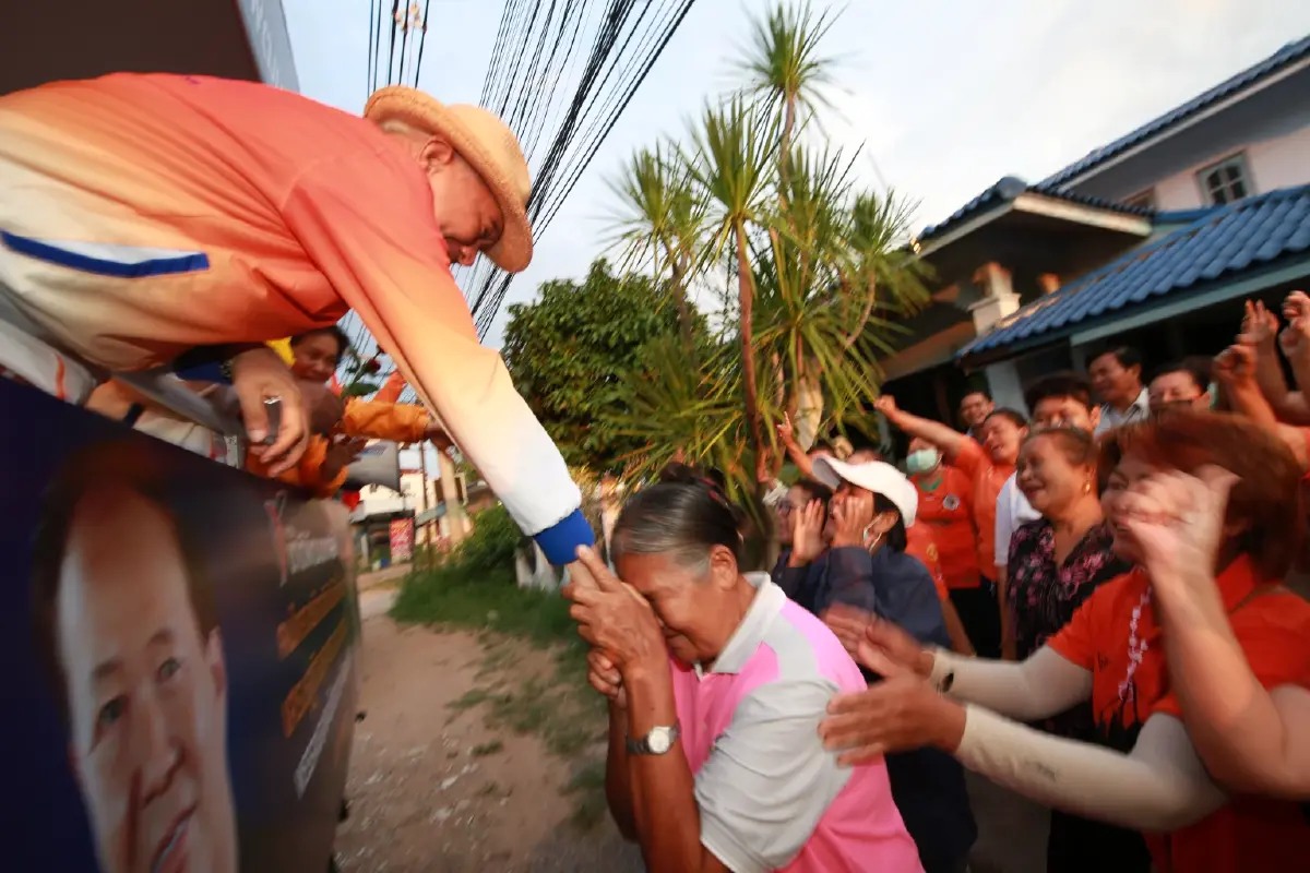 เลือกตั้ง66: สุวัจน์ขอคะแนนเลือกกำนันเบ้าเป็นส.ส.โคราช