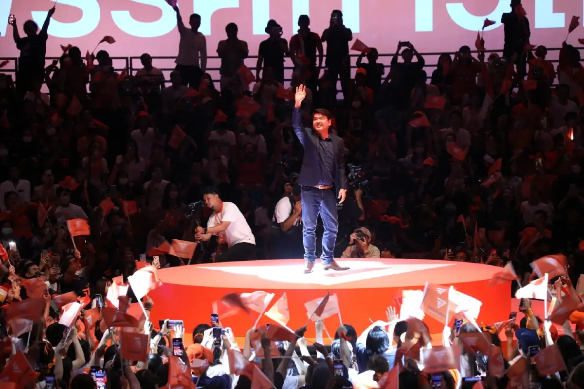 เลือกตั้ง66:ปิยบุตร ชี้ ก้าวไกล สายลมแห่งการเปลี่ยนแปลง อ้อนขอ12ล้านเสียง