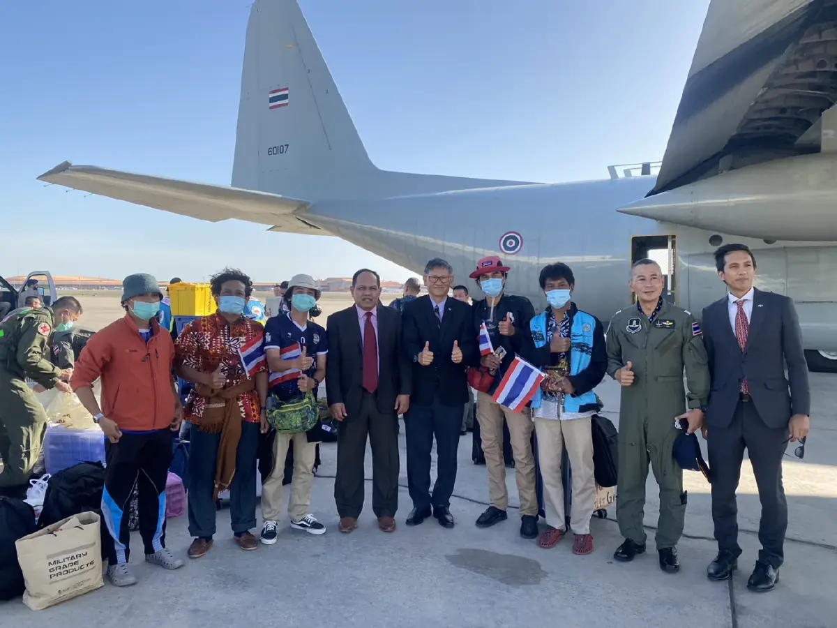 คนไทยในซูดานชุดสุดท้าย กำหนดถึงไทยบ่าย 2 วันนี้