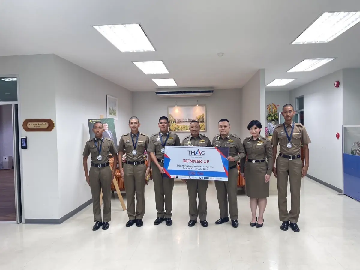 นักเรียนนายร้อยตำรวจ เจ๋ง คว้ารองชนะเลิศแข่งประนอมข้อพิพาทระดับนานาชาติ