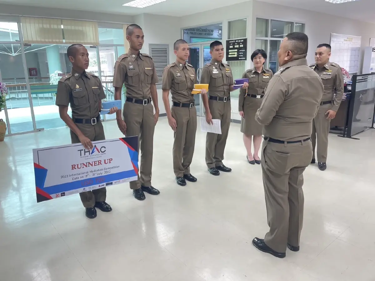 นักเรียนนายร้อยตำรวจ เจ๋ง คว้ารองชนะเลิศแข่งประนอมข้อพิพาทระดับนานาชาติ