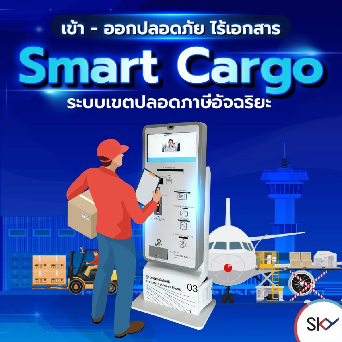 เข้า-ออกปลอดภัย ไร้เอกสาร Smart Cargo ระบบเขตปลอดภาษีอัจฉริยะ