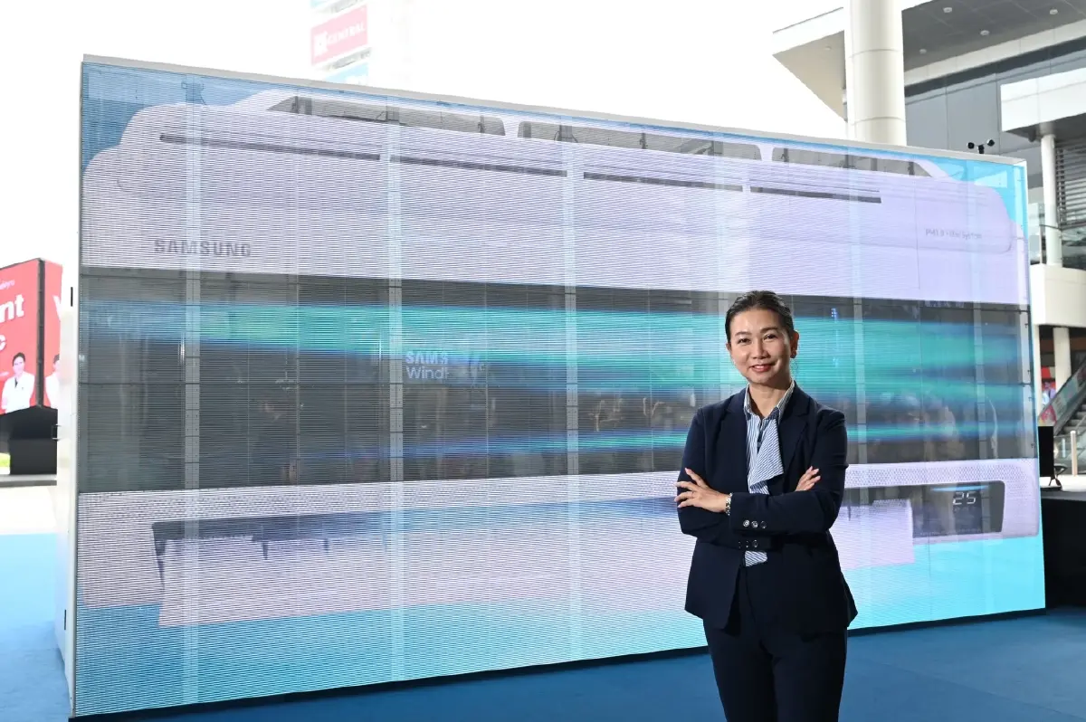 คุณอภิรดี พหลเวชช์ ผู้อำนวยการกลุ่มธุรกิจเครื่องปรับอากาศ บริษัท ไทยซัมซุง อิเลคโทรนิคส์ จำกัด 