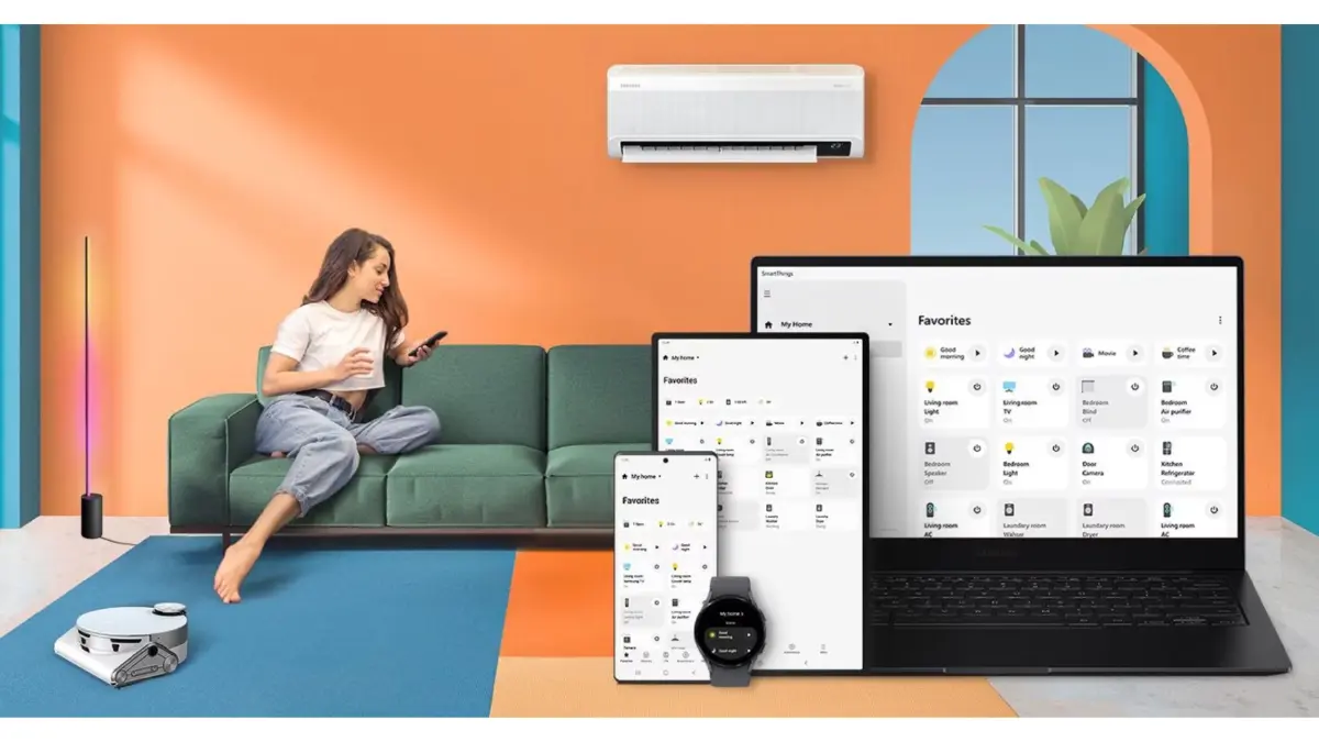 แพลตฟอร์ม SmartThings บนอุปกรณ์สื่อสารต่างๆ