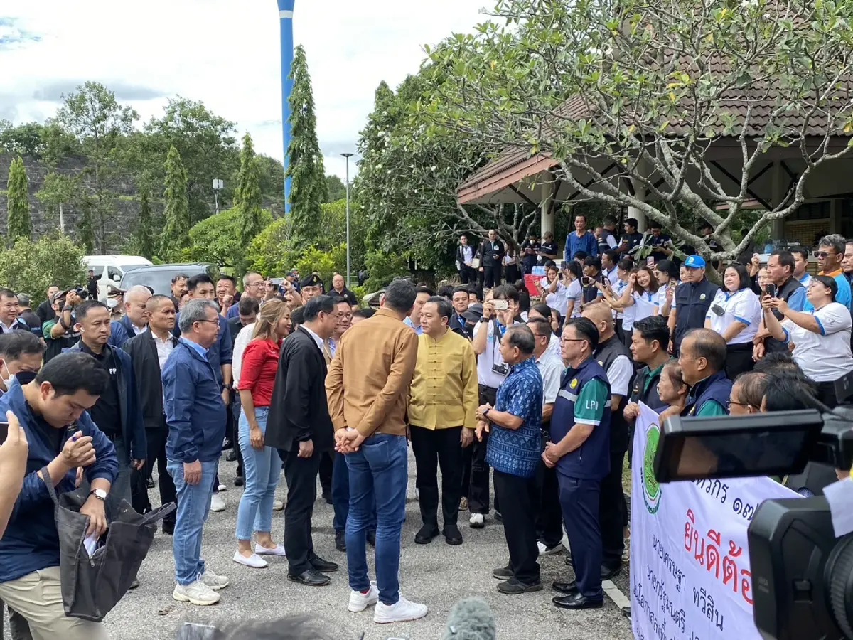 "เศรษฐา" นำทีมติดตามคืบหน้าโครงการอุโมงค์ผันน้ำแม่กวง