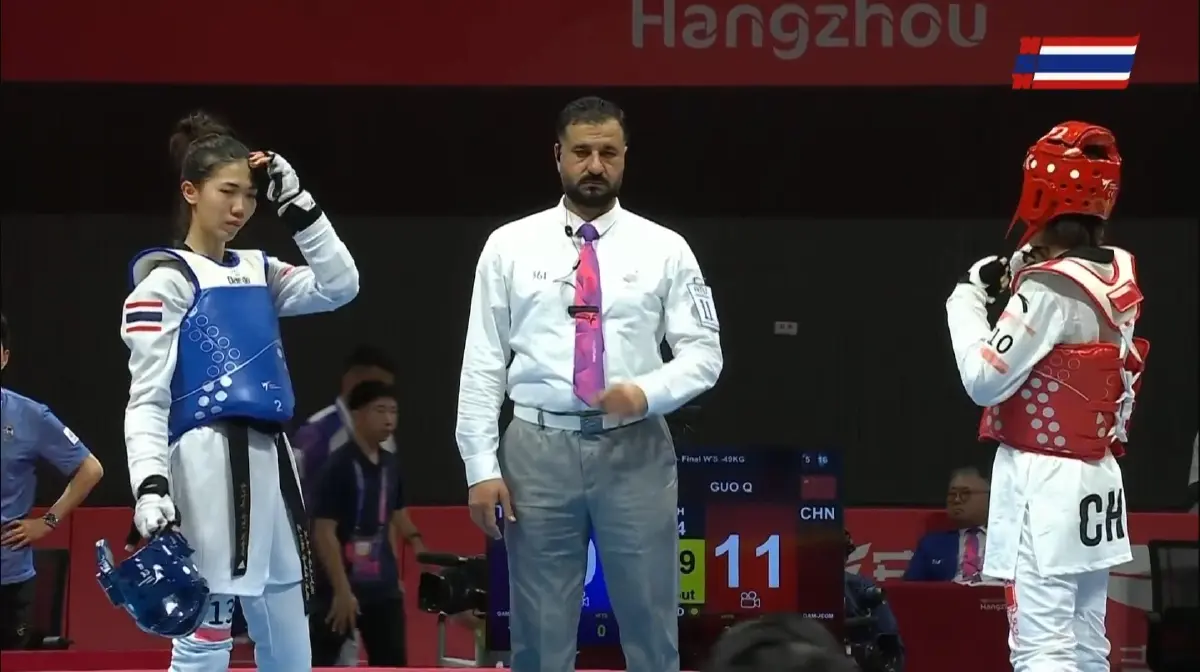 เหรียญทองสุดดราม่า !  "น้องเทนนิส" ชนะจีน คว้าเหรียญทอง เอเชียนเกมส์  2022