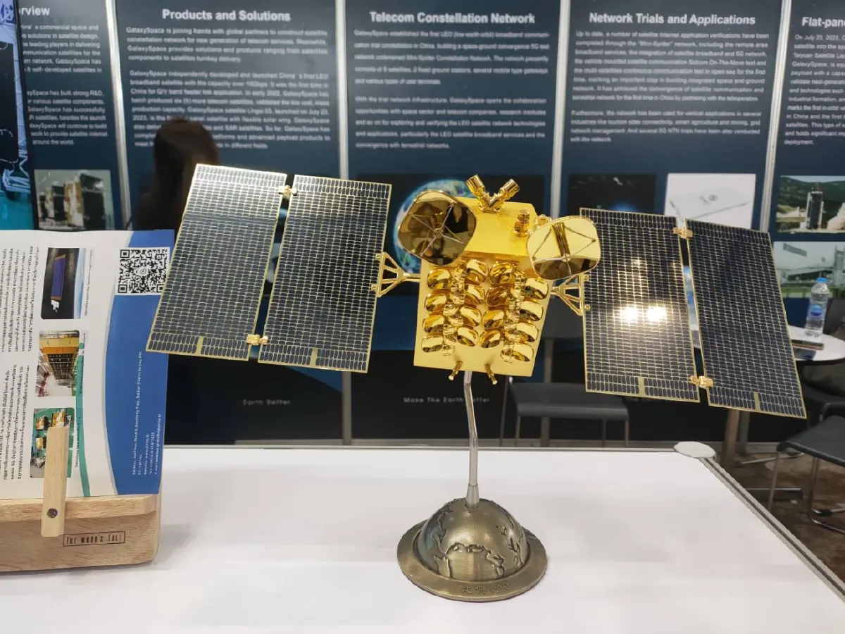 โมเดล ดาวเทียมของ Galaxy space