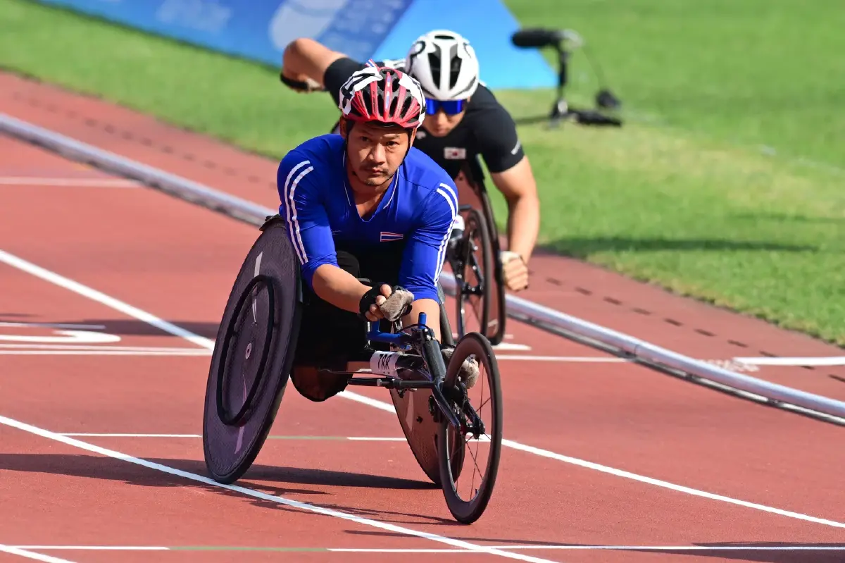  สายชล คนเจน ได้เหรียญเงิน กรีทา วีลแซร์เรซซิ่ง 800 ม. ชาย T54