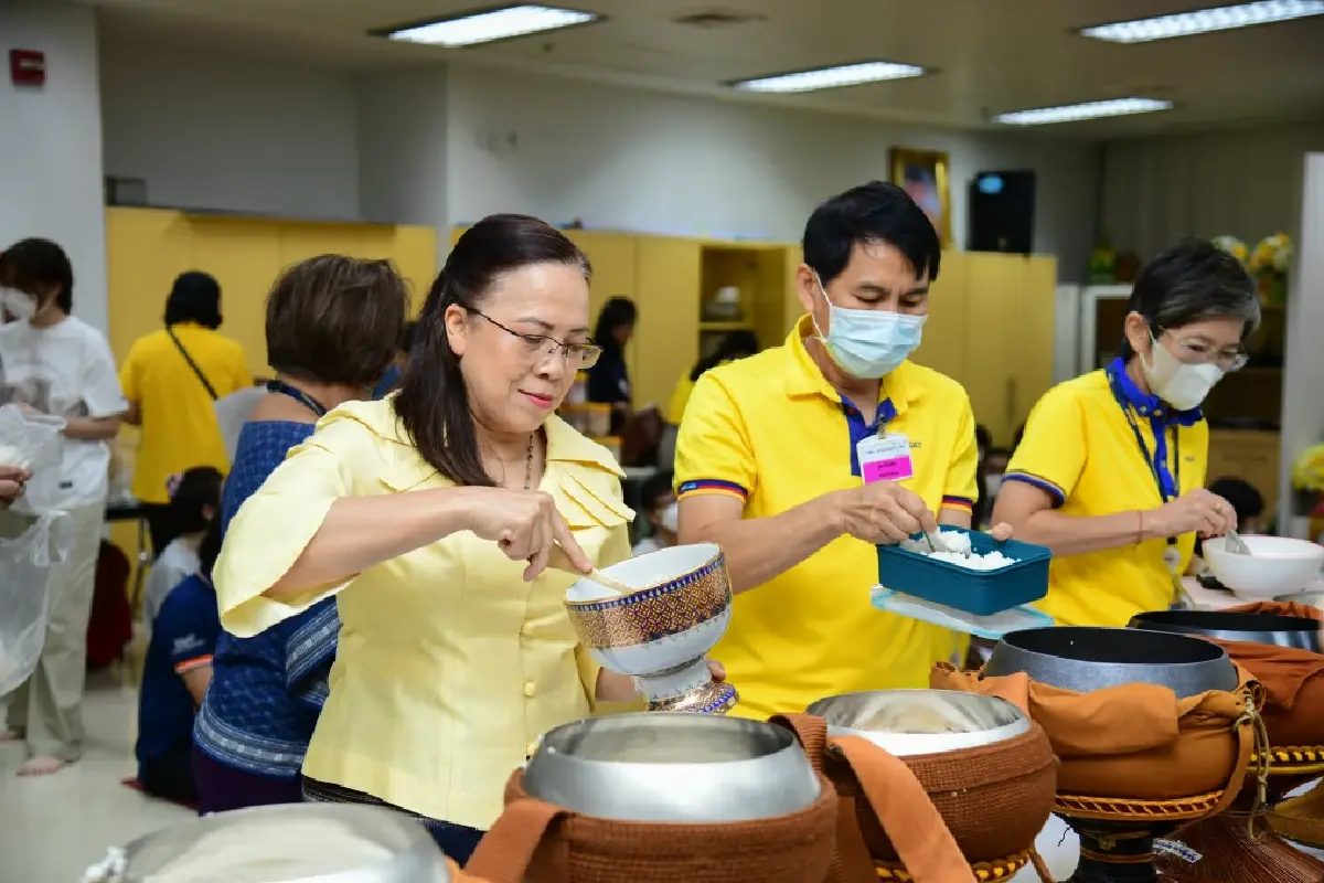 กฟผ. จัดพิธีทำบุญถวายเป็นพระราชกุศล  พระบาทสมเด็จพระบรมชนกาธิเบศร มหาภูมิพลอดุลยเดชมหาราช บรมนาถบพิตร