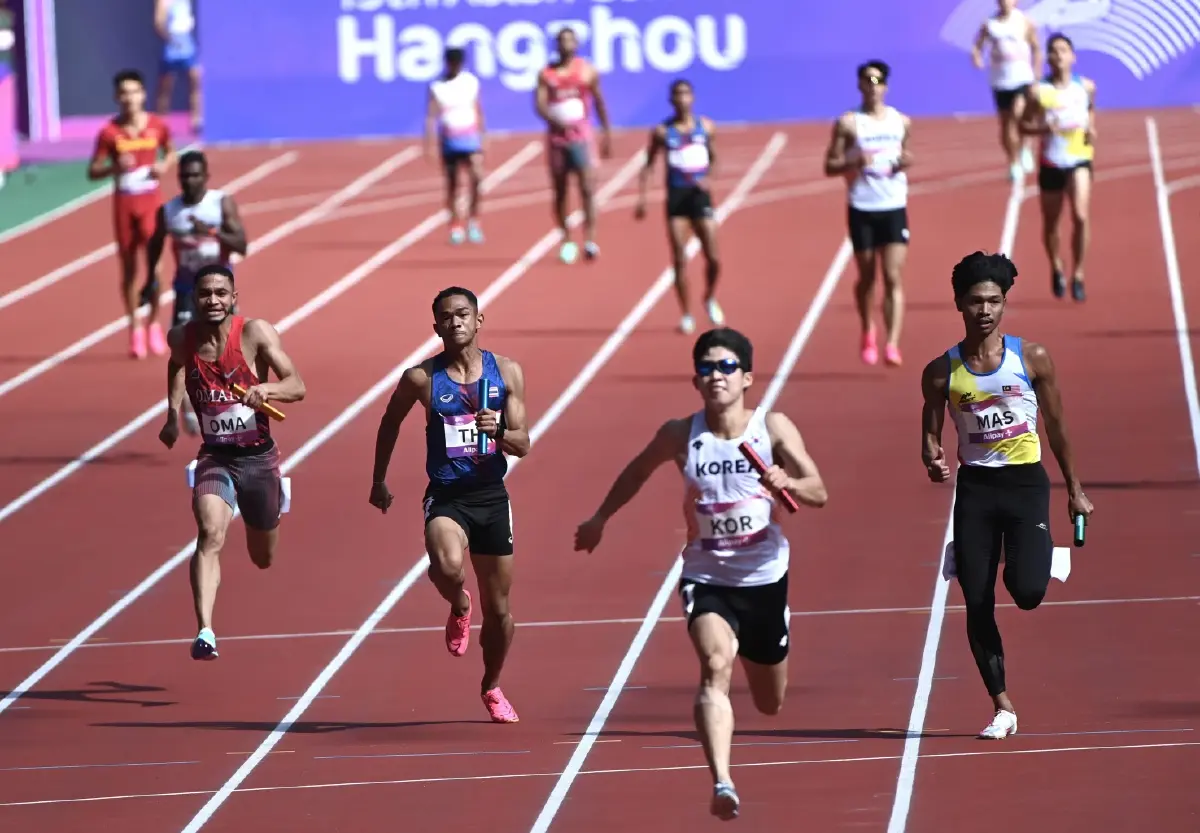 ถ่ายทอดสด วิ่ง 4 คูณ 100 เมตร เอเชียนเกมส์  ตามเชียร์ "เทพบิว" ภูริพล วันนี้ 3 ต.ค.