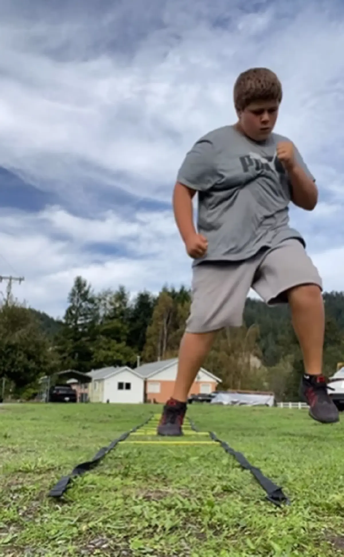 รีด แฮร์ริงตัน หนุ่มน้อยชาวสหรัฐ อเมริกานักกีฬาตัวยง