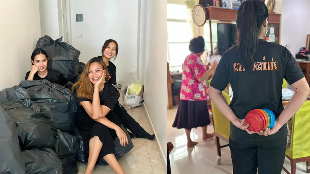 คุณอิมและทีมงานใช้เวลาหลายวันในการเข้าไปจัดระเบียบบ้านแต่ละแห่ง