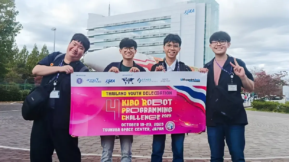 เด็กไทยคว้าอันดับ 3 ศึกเขียนโปรแกรมนานาชาติ คุมหุ่นช่วยนักบินอวกาศ NASA