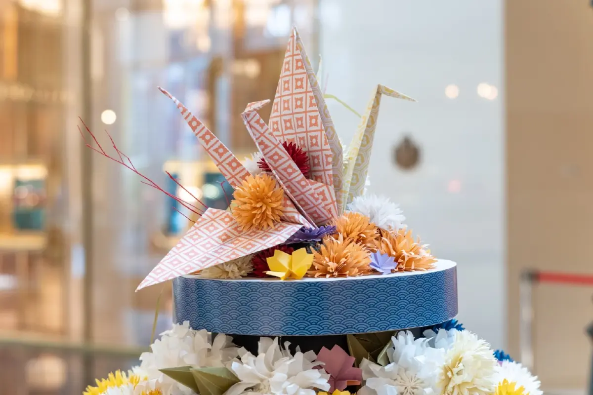 กระทงกระเรียนกระดาษ