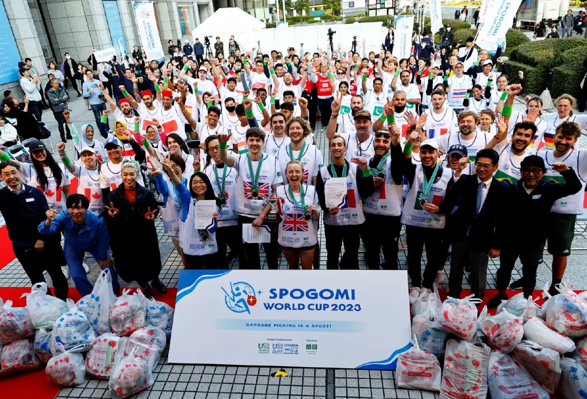อังกฤษคว้าชัย แชมป์เก็บขยะระดับนานาชาติ “SpoGomi World Cup”