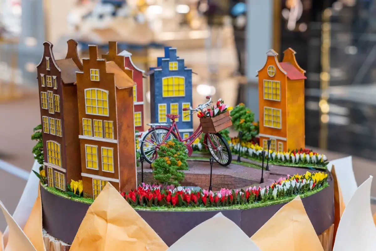 กระทงสะท้อนถึงประเทศเนเธอร์แลนด์