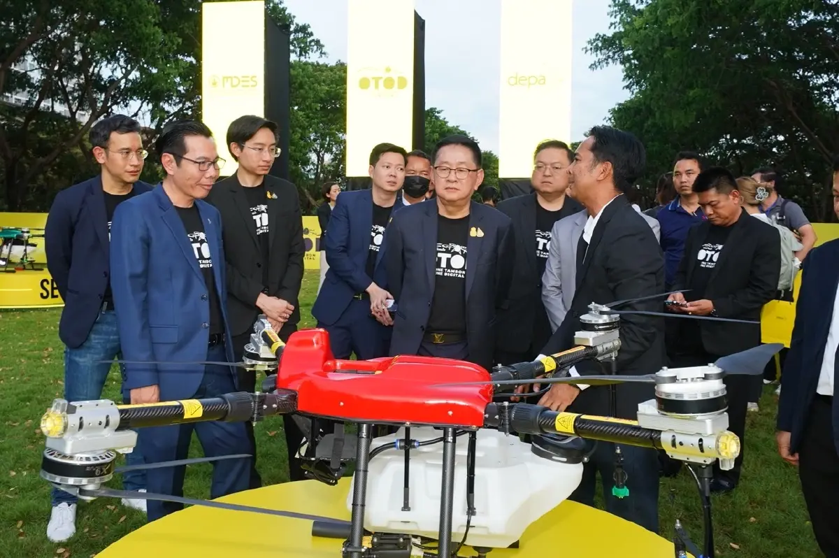 “ดีอี – ดีป้า” จุดพลุโครงการ 1 ตำบล 1 ดิจิทัล - ชุมชนโดรนใจ มุ่งยกระดับเกษตรไทย